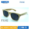 Fx102 Good Quality Wooden Sunglasses with Pinhole Lens